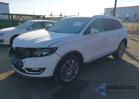 2017 Lincoln Mkx Reserve z USA, uszkodzony, nr VIN 2LMPJ8LR2HB153676